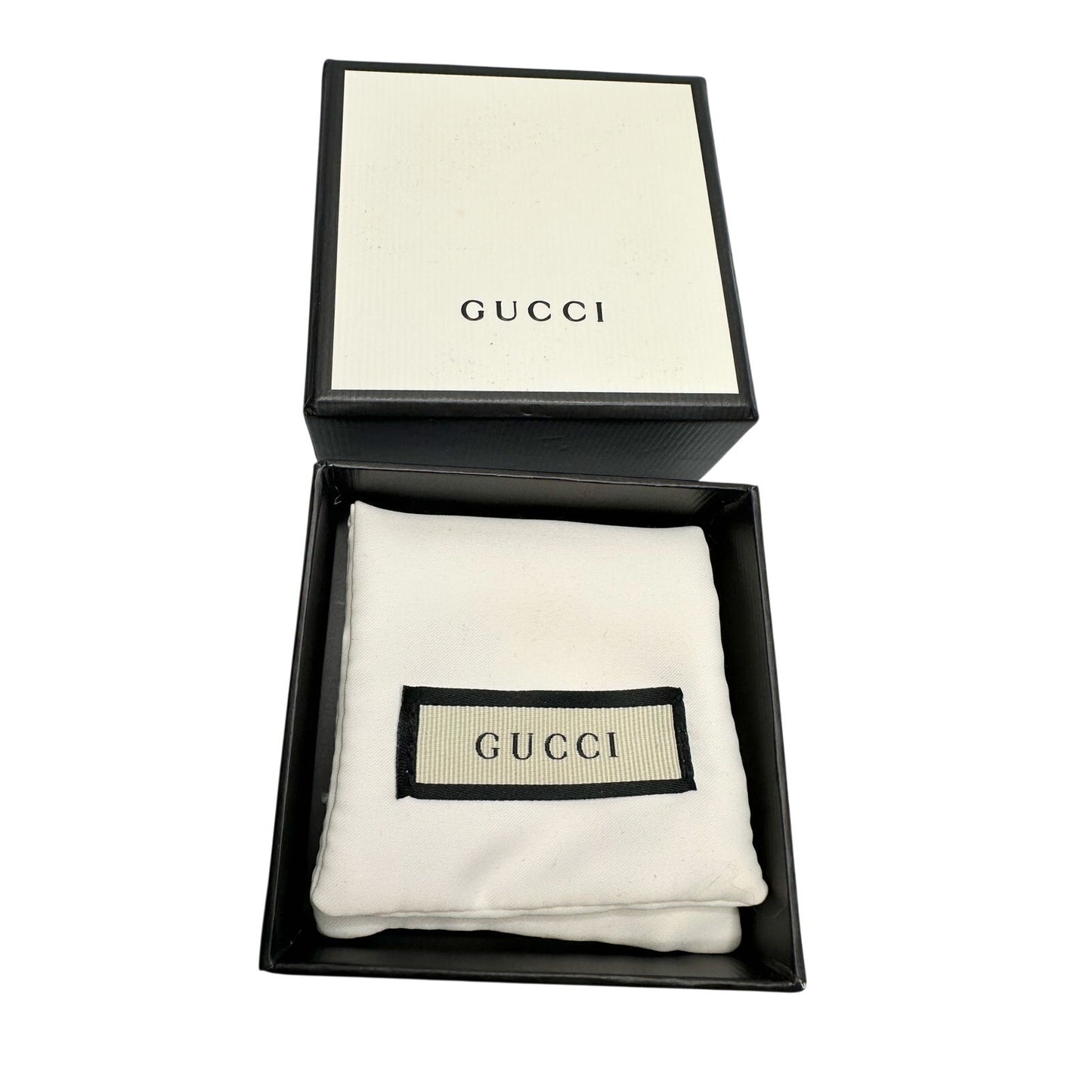 Gucci 'Blind for Love' Engraved Heart Bracelet w Rose Pink & Green Stones