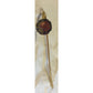 Vintage Gold Tone Bookmark With Flower Design