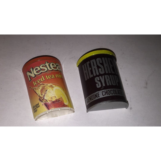 Nestea Iced Tea Mix & Hersheys Syrup Vintage Refrigerator Magnets