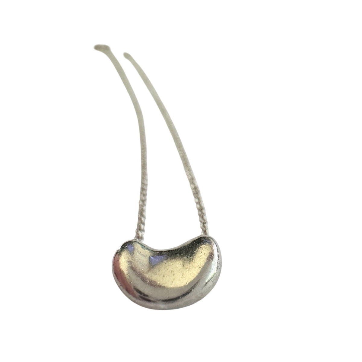 Tiffany & Co Elsa Peretti Small Bean Necklace - 18" Chain Tiffany & Co.  A+ Stuff