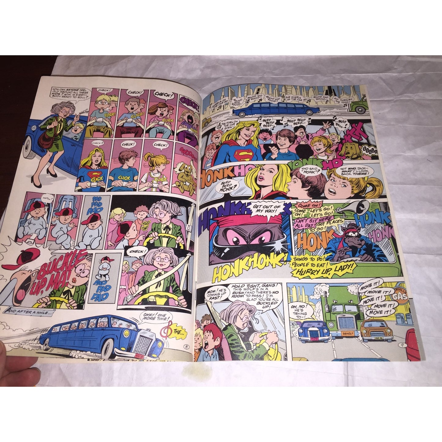 American Honda Presents DC Comics SUPERGIRL Vintage Comic Book