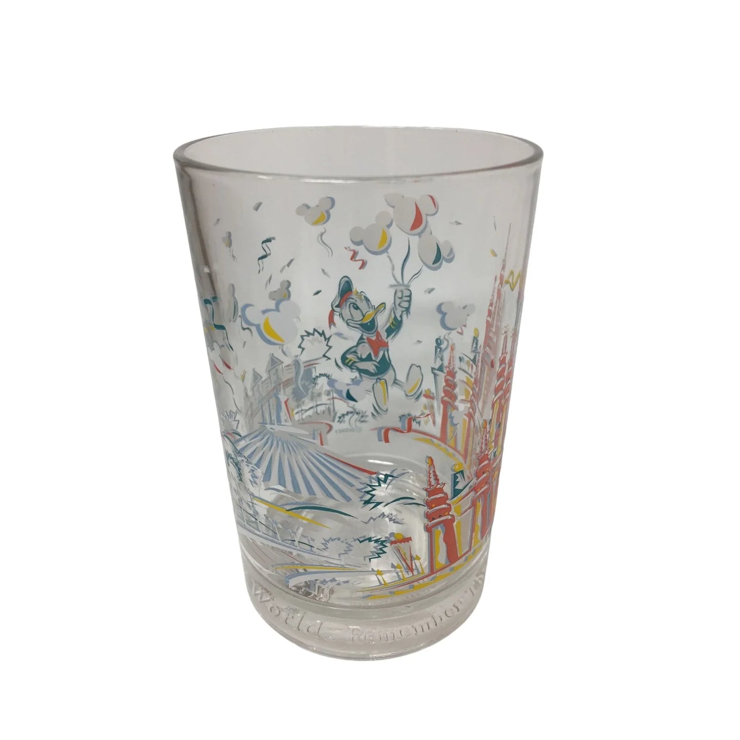 Vintage 1996 Walt Disney World Remember The Magic 25th Anniversary Glass - A+ Stuff