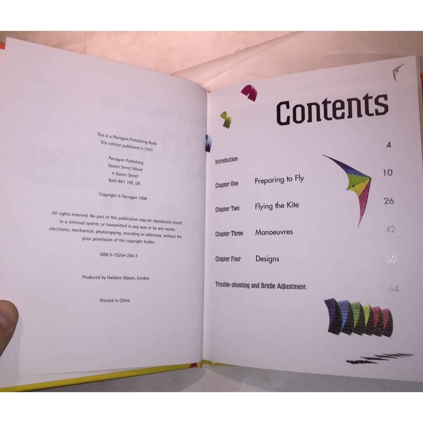 How to Make and Fly Stunt Kites Hardcover Book By Jeremy Boyce