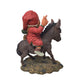 Vintage Enesco Sandman Limited Edition Figurine Santa Riding Suzanne the Donkey 656259