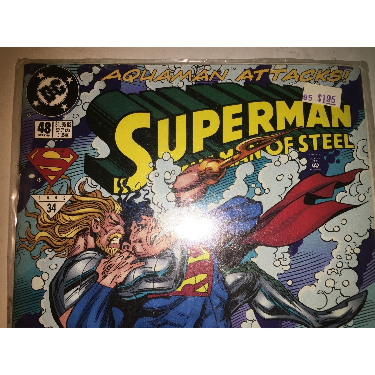 SUPERMAN THE MAN OF STEEL #48 SEPT 1995 DC COMIC BOOK