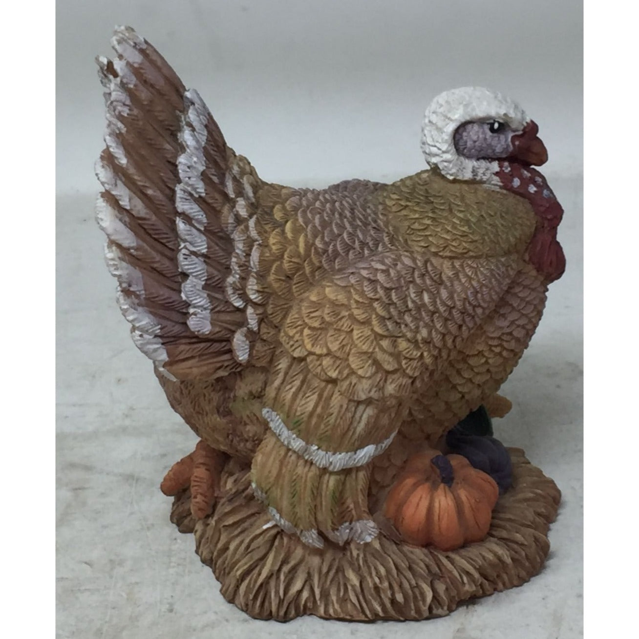 Thanksgiving Turkey With Pumpkins/Vegetables around it- Table Centerpiece/Figurine Decor