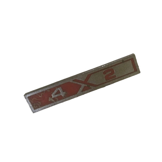 FORD Red/ Silver Auto Patch Emblem/Hood Ornament