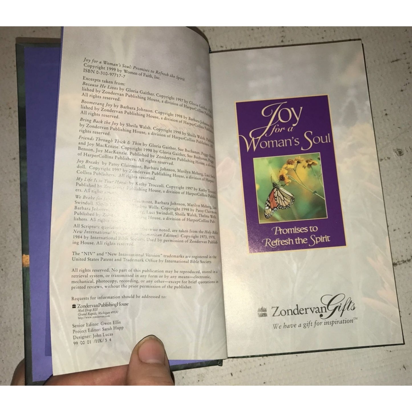 Joy for a Woman's Soul: Promises to Refresh Your Spirit Vintage Book