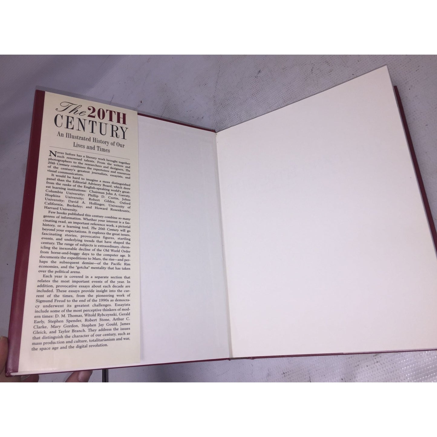 The 20th Century an illustrated History Of Our Lives And Times Hardcover book