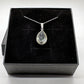 Lovely 6.05 Carat Natural Amethyst (Greenish) Large Gemstone Pendant - Sterling Silver Setting &Necklace