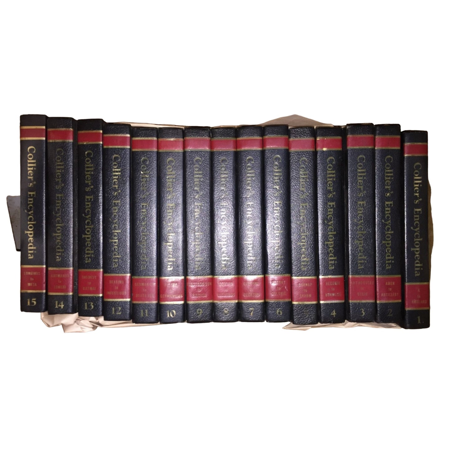 Collier's Encyclopedia and Dictionary Collection Hardcover Books