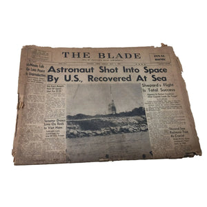 Vintage Collectible Newspaper- The Blade One of America's Great Newspapers May 5, 1961