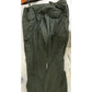 Mens XL Long Adjustable Olive Green Cargo Pants- MASH TV Show Collectible