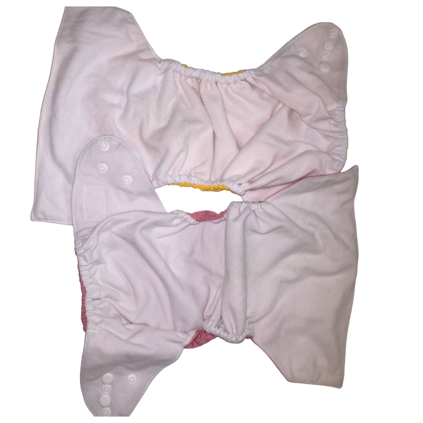 Three Reusable Cloth Baby Diapers (1 Rumparooz and 2 Alva Brand)