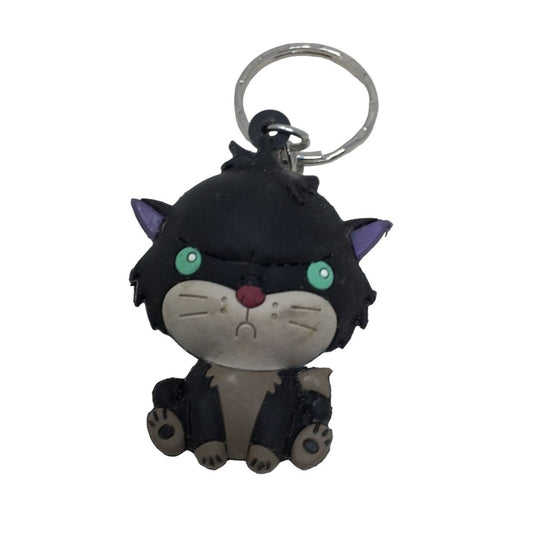 Disney Villains Lucifer the Cat 3D Figural Keychain Cinderella Black