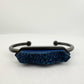 Black Ondine Blue Quartz Bangle Bracelet