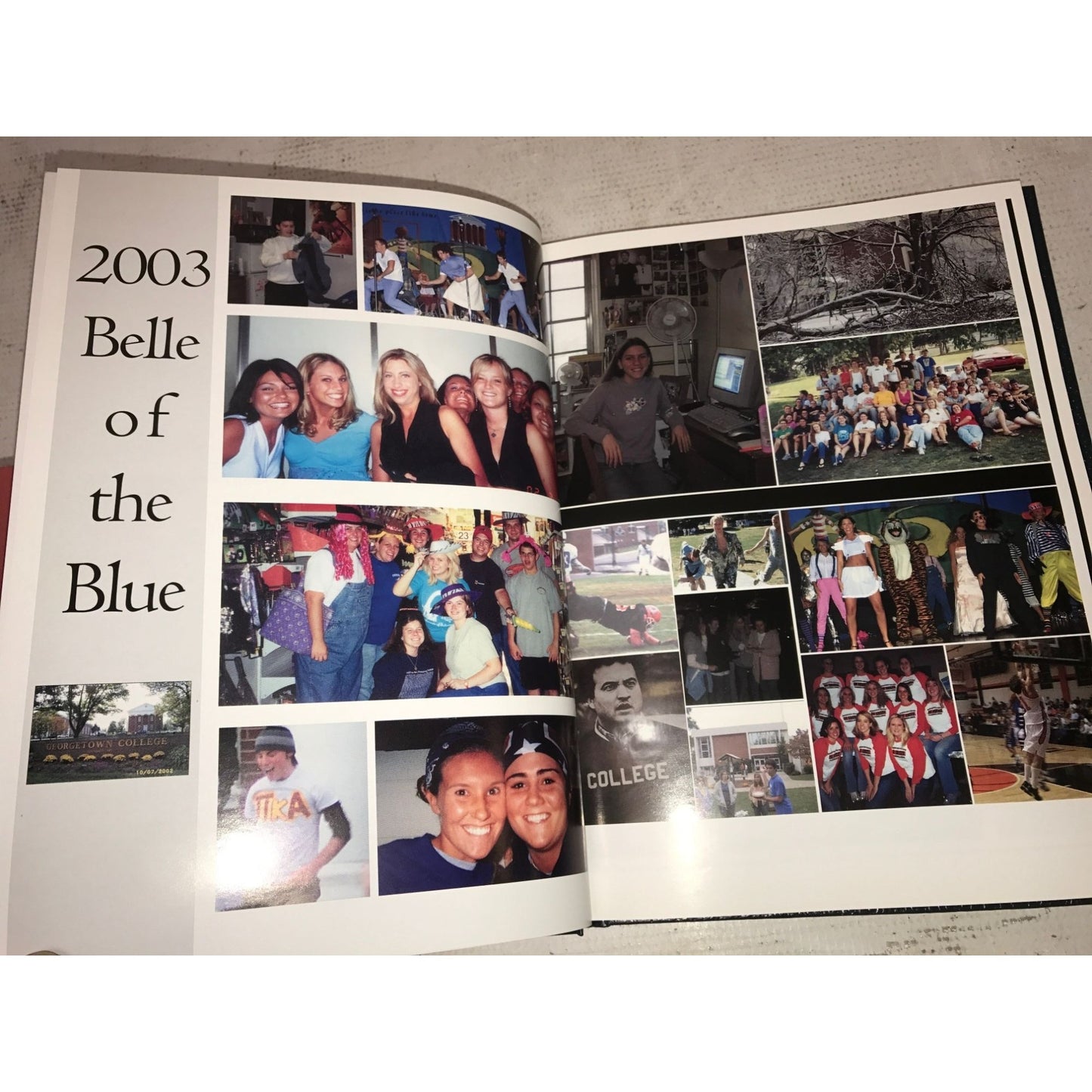 Vintage 2003 Belle of the Blue Georgetown College Yearbook