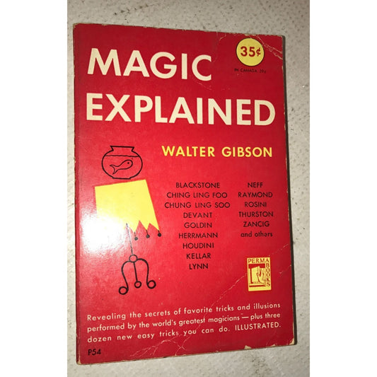 Magic Explained Vintage Book by Walter Gibson