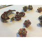 Vintage Womens Costume Jewelry- 5 Pairs of Earrings & 1 Large Hair Pin