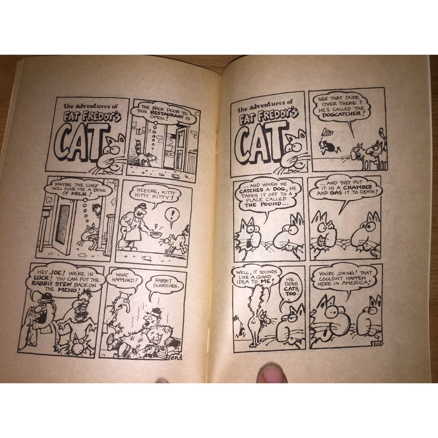 FAT FREDDY’S CAT #1 Vintage Comic book by Gilbert Shelton