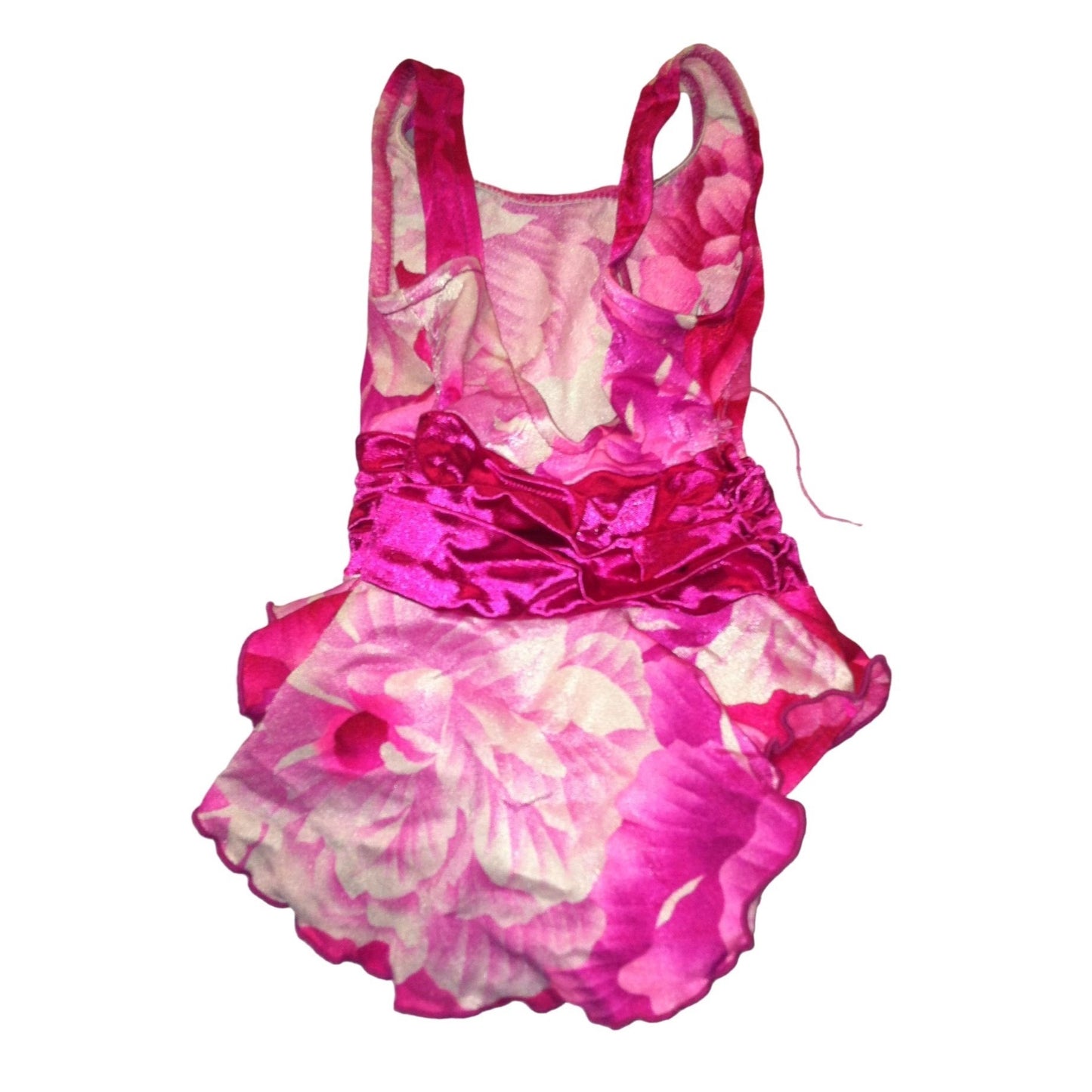 Gottex Girls Size 4 Pink Floral Dance Dress/ Swim Suit