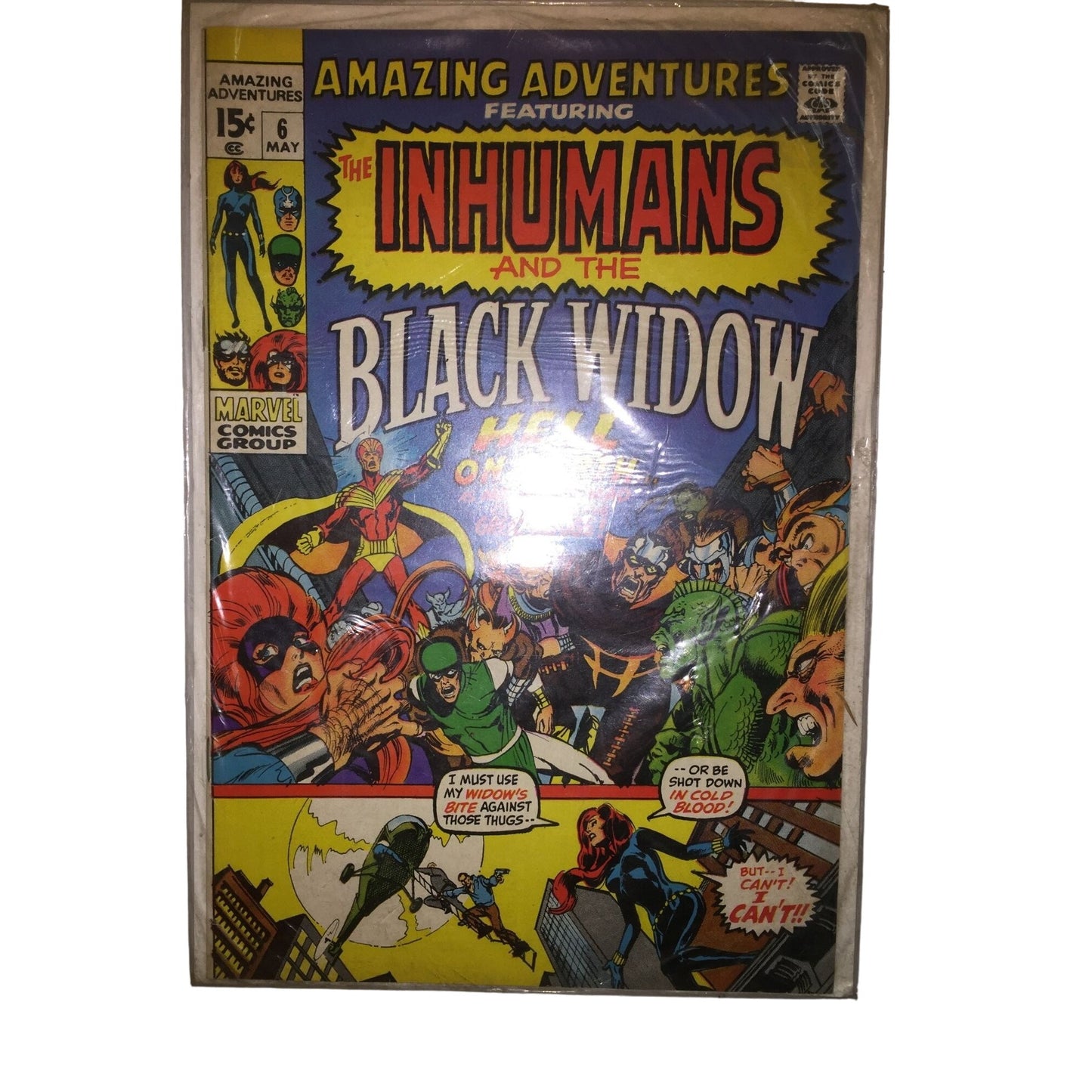 Amazing Adventures Featuring the Inhumans and Black Widow #6 Comic book