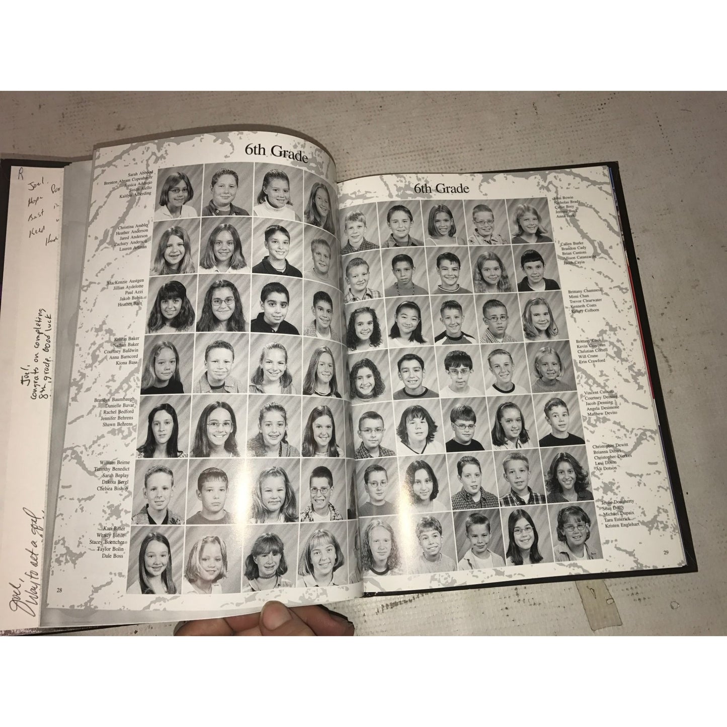 Vintage 2002 Discovery Middle School Hardcover Yearbook