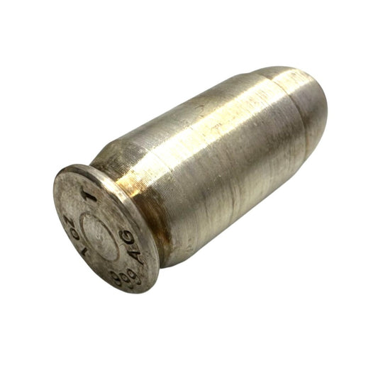 Six 1 Ounce .999 Pure Silver Bullets in Revolver Speedloader (for decoration only)