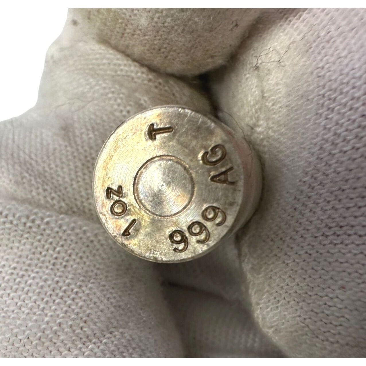 Six 1 Ounce .999 Pure Silver Bullets in Revolver Speedloader (for decoration only)