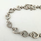 Diamond Accented Heart Bracelet in Sterling Silver