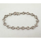 Diamond Accented Heart Bracelet in Sterling Silver