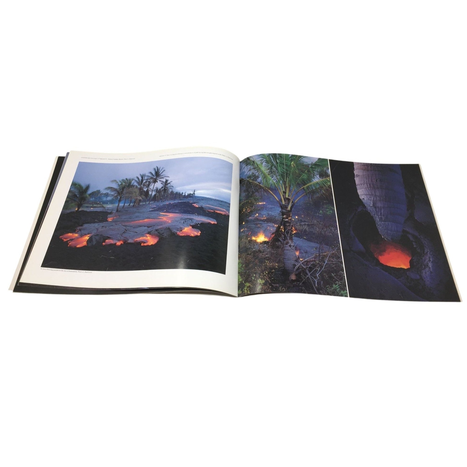 pictorial book titled Viewbook Hawaii's Volcanos by Douglas Peebles A+ Stuff  A+ Stuff Books