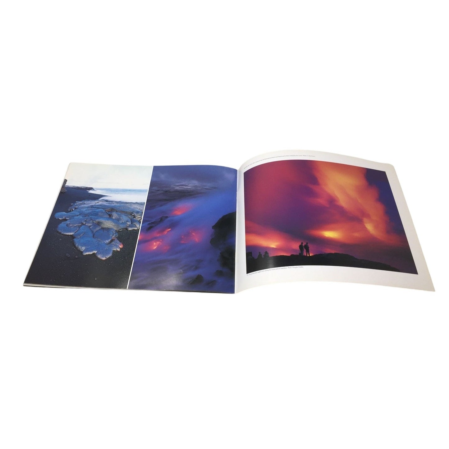 pictorial book titled Viewbook Hawaii's Volcanos by Douglas Peebles A+ Stuff  A+ Stuff Books