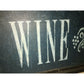 WINE TASTING Framed Wooden SIGN (Hang or Sit) Decor 19x7.5x2.5 --