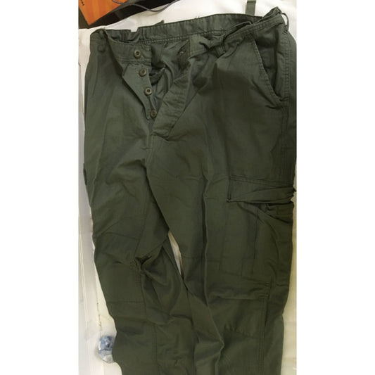 Mens XL Long Adjustable Olive Green Cargo Pants- MASH TV Show Collectible