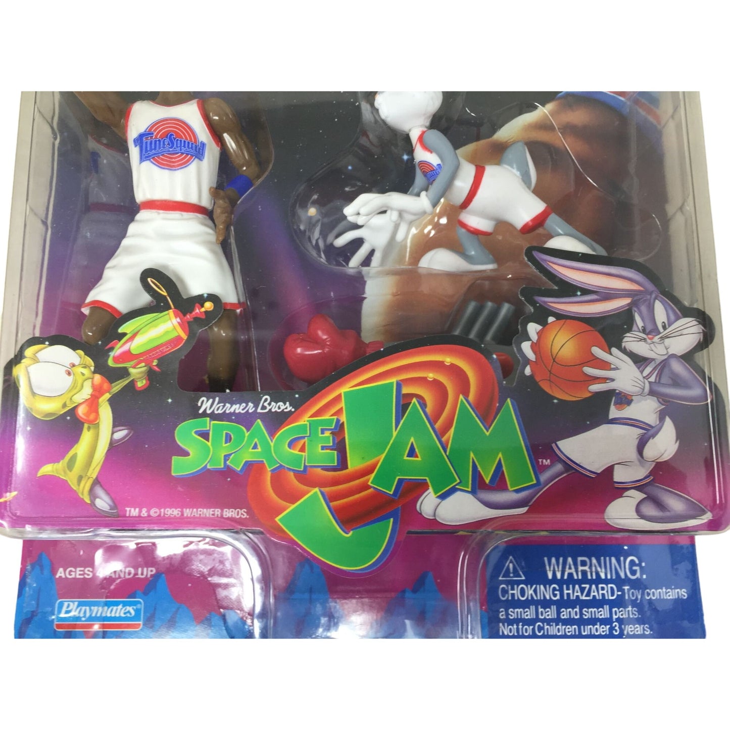 1996 Warner Bros Space Jam Michael Jordan & Bugs Bunny Action Figure