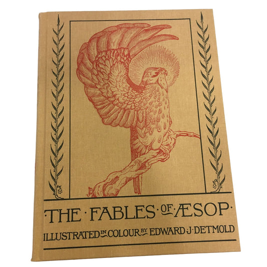 The Fables of Aesop Illustrated in Colour by Edward J Detmold Book