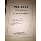 Vocal Selection From OKLAHOMA ! Vintage Song Book Sheet Music