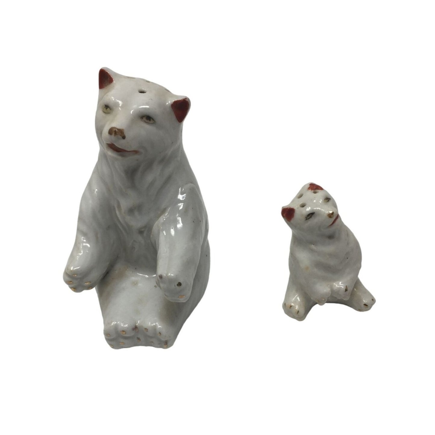 Vintage Mama Bear and Cub Salt and Pepper Shakers