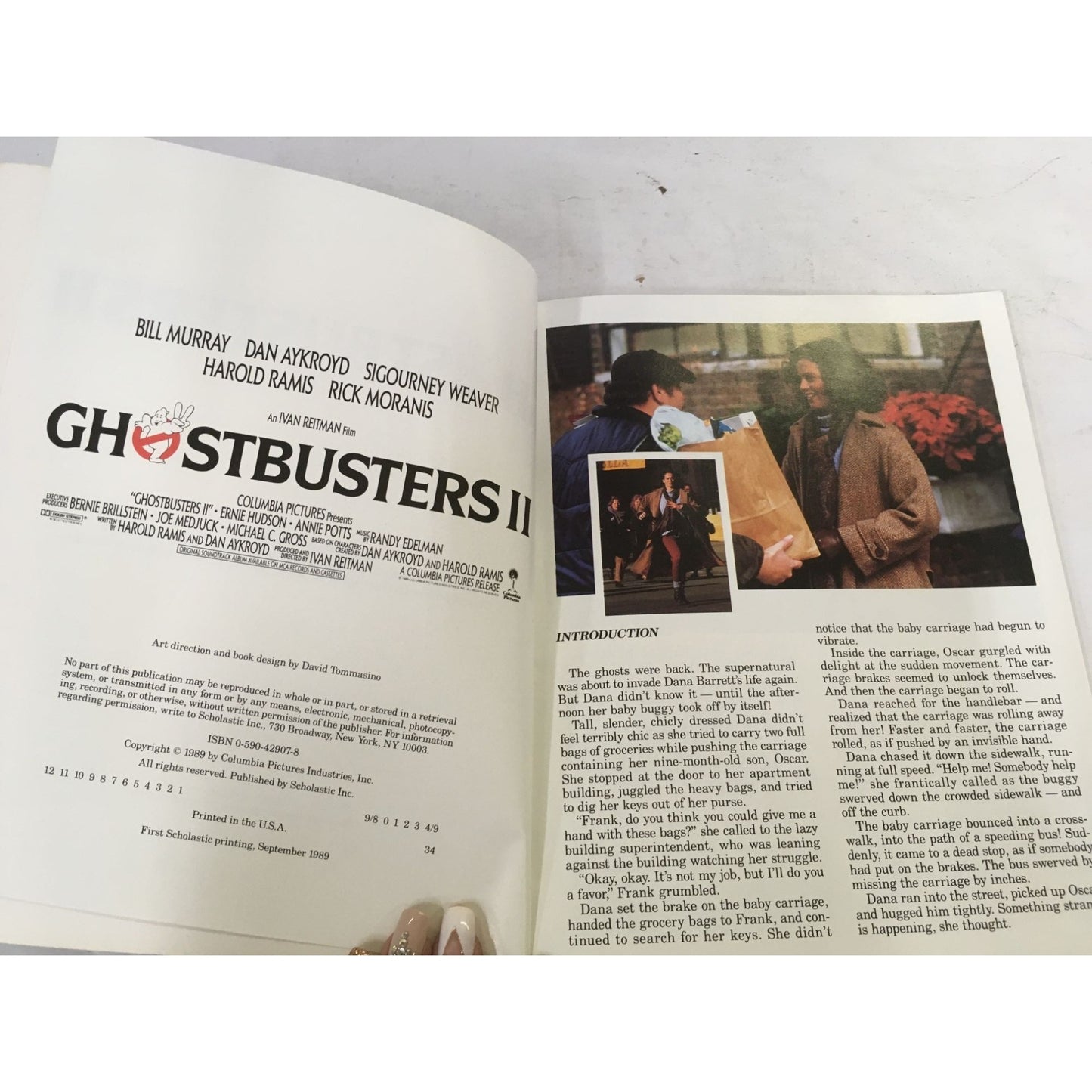 Vintage Ghostbusters 2 Storybook by Jovial Bob Stein