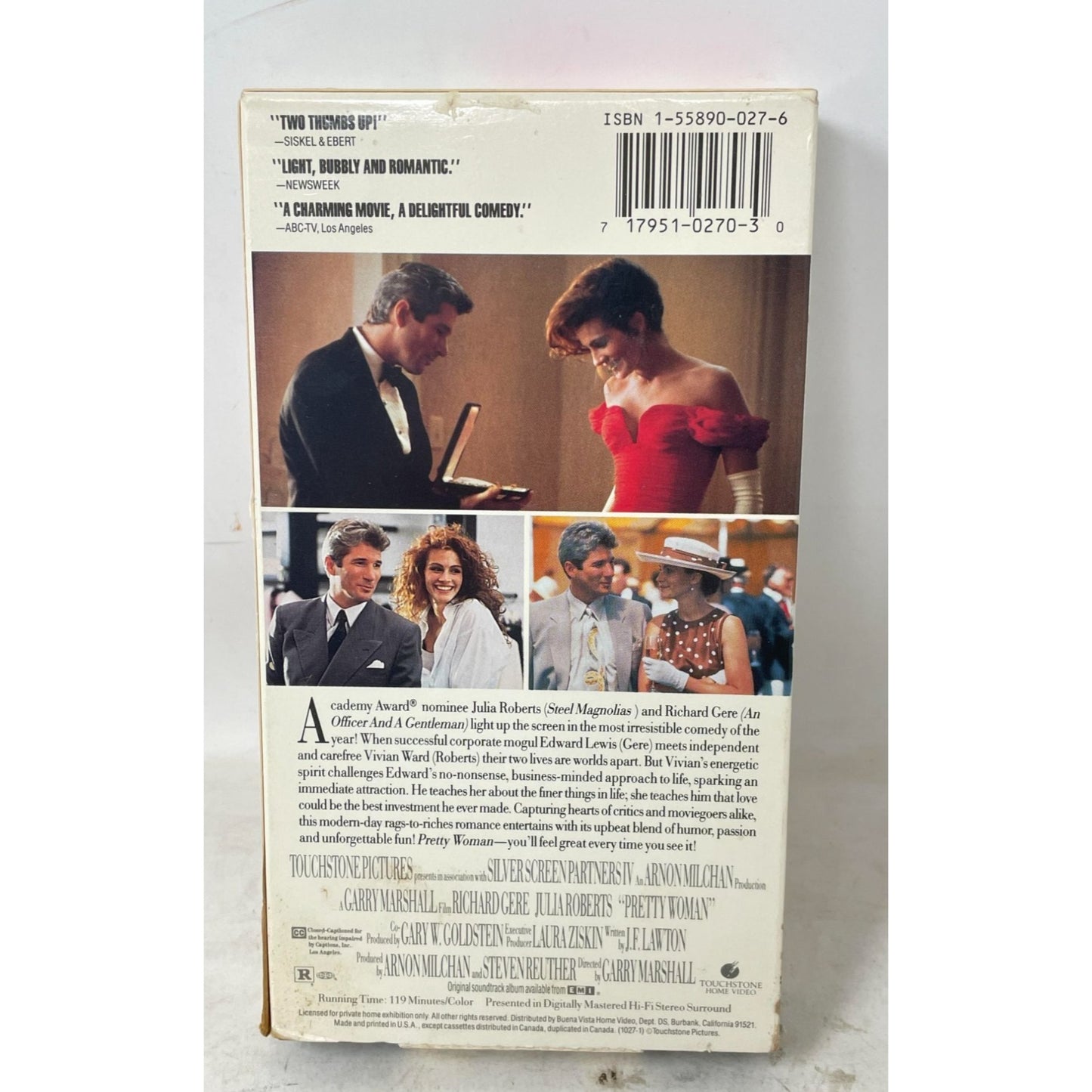 Pretty Woman VHS Movie Tape- Starring Julia Roberts/Richard Gere