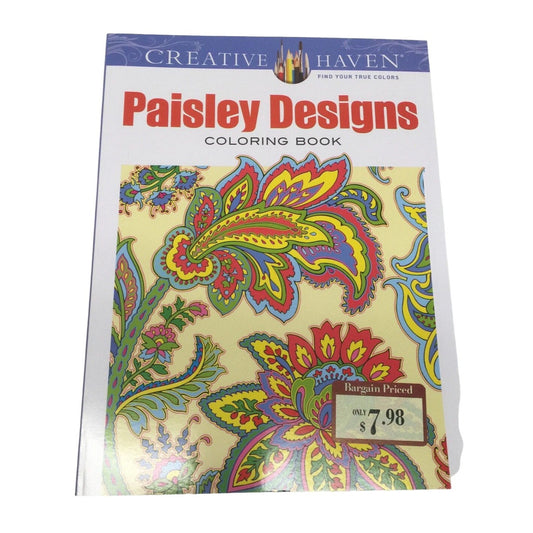 Creative Haven Paisley Designs Coloring Book