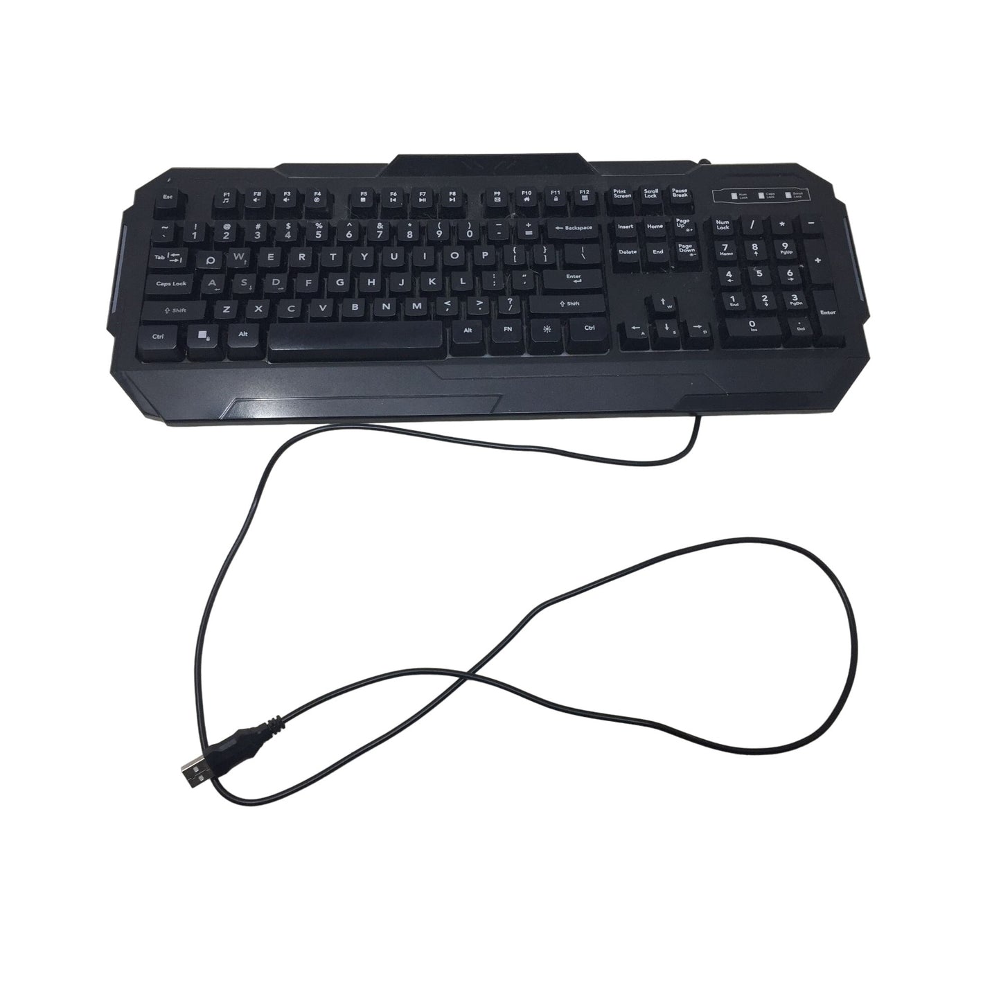 Black Logitech Wired Computer Keyboard