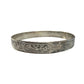 Symbol Etched Silverplated Bangle bracelets Stamped MEXICO (6)
