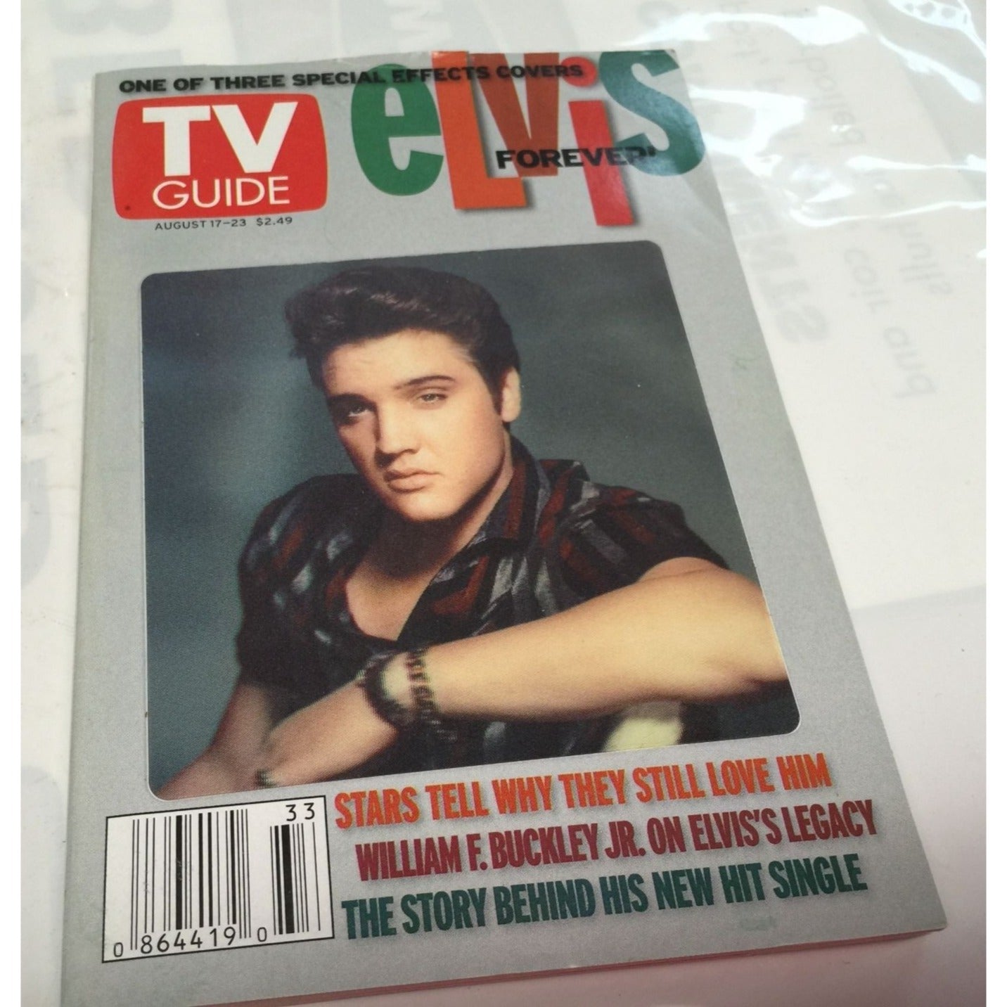 Vintage TV Guide Elvis Forever Aug. 17-23, 2002 Book