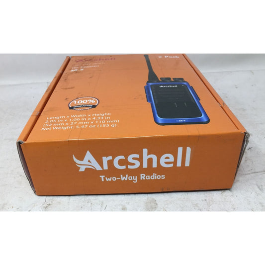 Arcshell AR-6 Walkie Talkies 2 Pack in Box