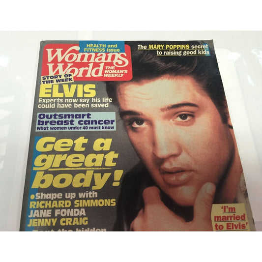Woman's World The Woman's Weekly Magazine October 12, 1993 Elvis Presley
