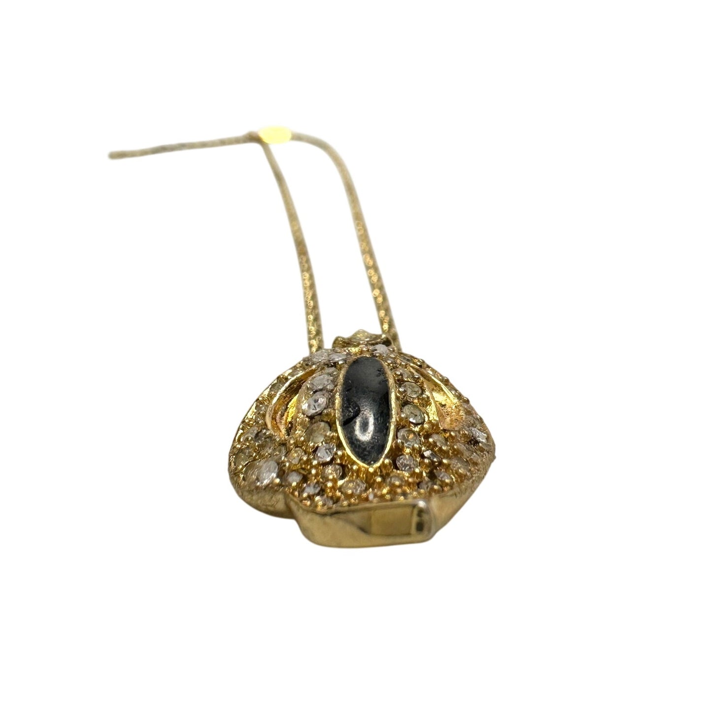 Christian Dior Germany Vintage Gold-Plated Leaf Necklace