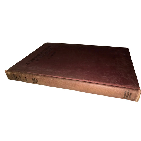 A Laboratory Course in Physiology Vintage Hardcover Book (1942) - A+ Stuff