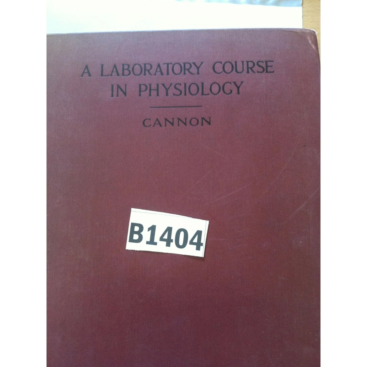 A Laboratory Course in Physiology Vintage Hardcover Book (1942) - A+ Stuff